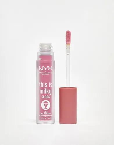 NYX Professional Makeup This Is Milky Gloss Lip Gloss - Ube Milkshake-Pink