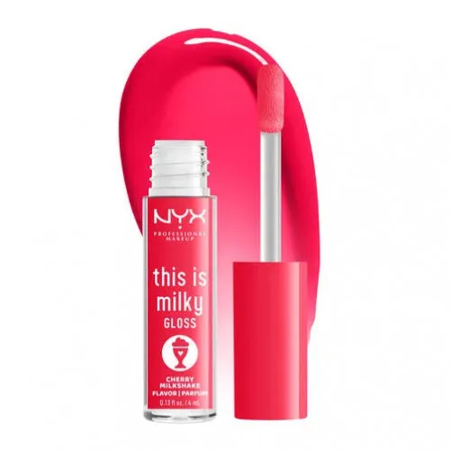 NYX Professional Makeup This Is Milky Gloss Vegan Lip Gloss Cherry Milkshake