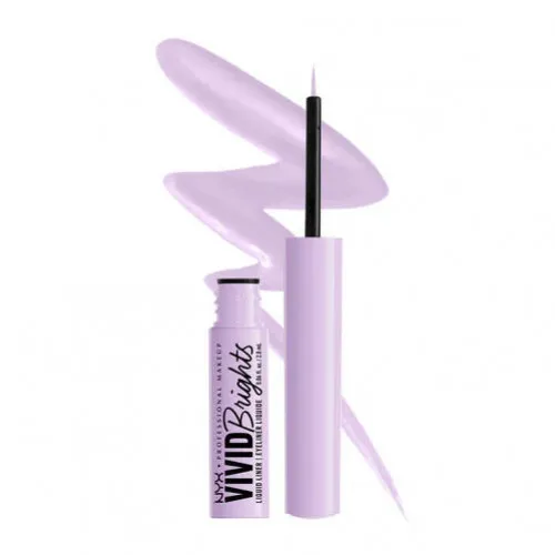 NYX Professional Makeup Vivid Brights Colored Liquid Eyeliner 07 Lilac Link