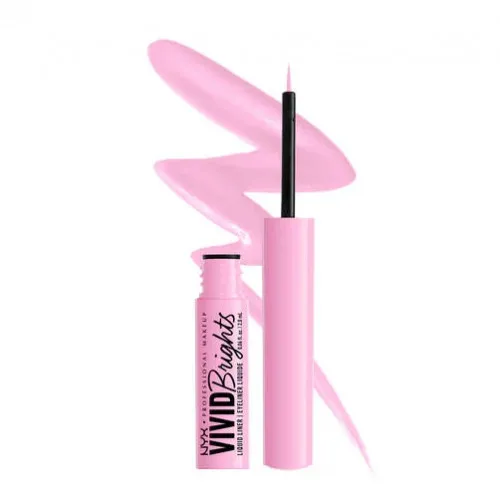 NYX Professional Makeup Vivid Brights Colored Liquid Eyeliner 09 Sneaky Pink