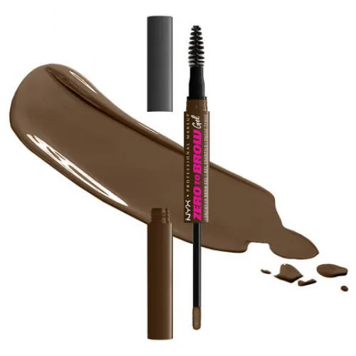 NYX Professional Makeup Zero To Brow Longwear Brow Gel Chocolate
