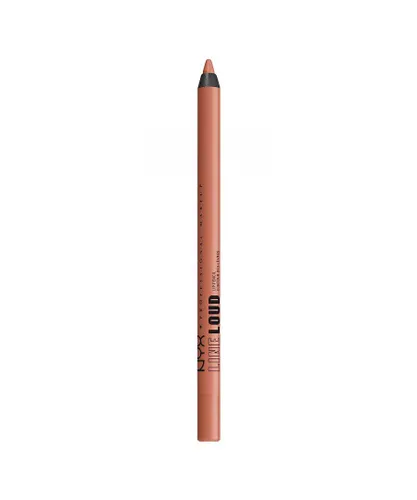 NYX Womens Professional Makeup Line Loud Longwear Matte Lip Liner Pencil, Daring Damsel - One Size