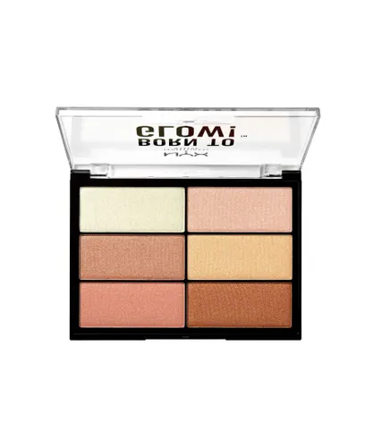 NYX Womens Professional Makeup Multi-use Born to Glow Highlighting Palette - One Size