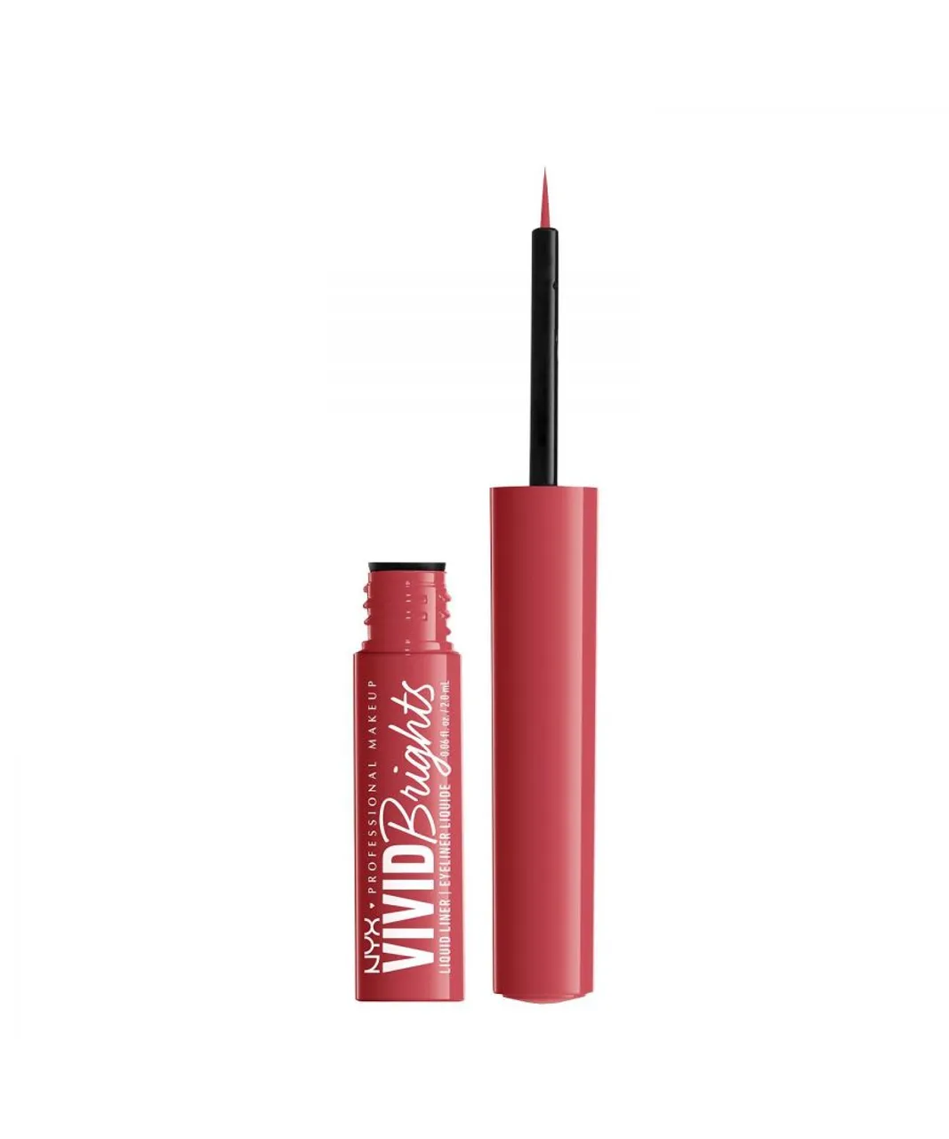 NYX Womens Professional Makeup Vivid Brights Eyeliner with Easy Glide Formula, On Red - One Size