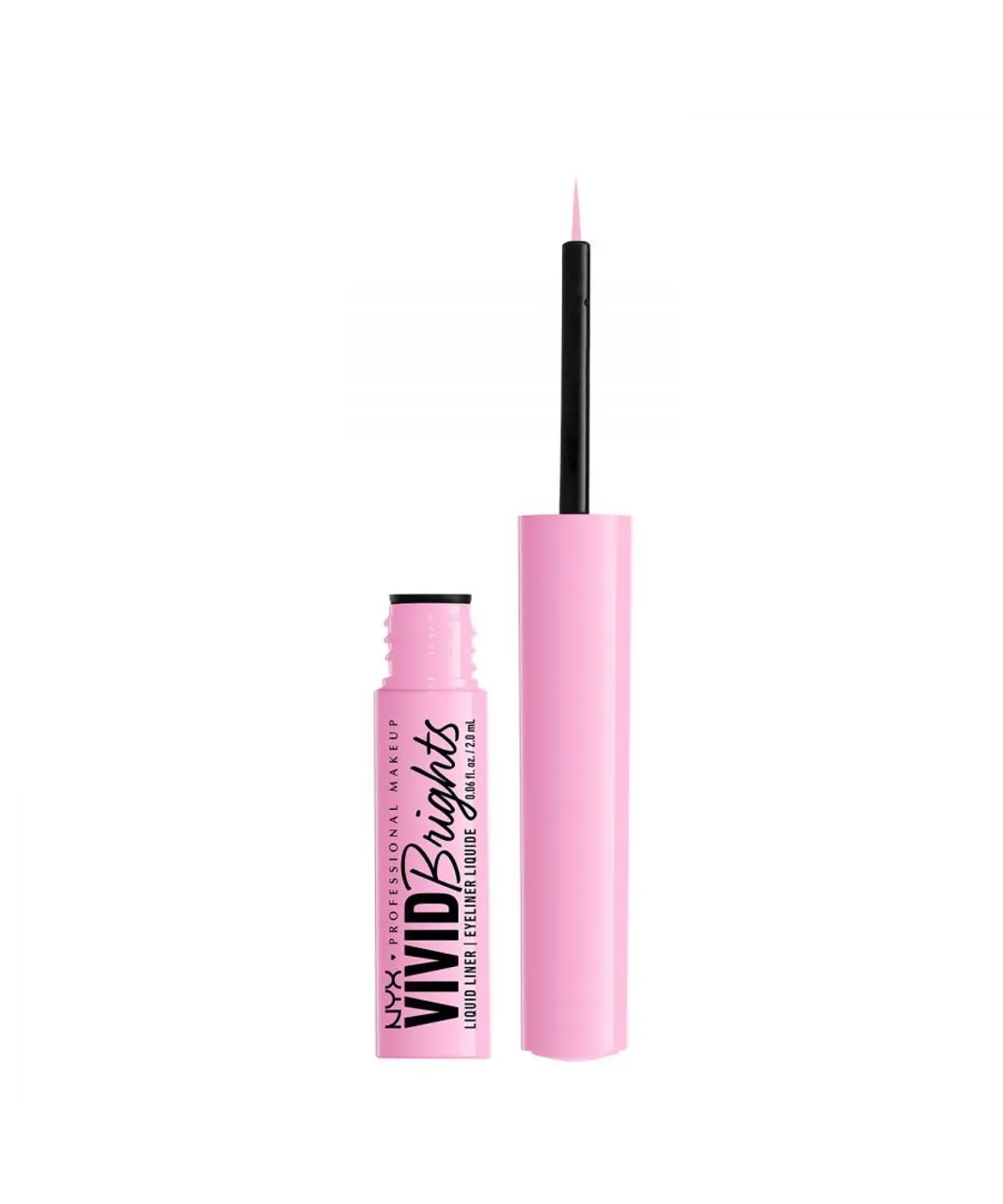 NYX Womens Professional Makeup Vivid Brights Eyeliner with Easy Glide Formula, Sneaky Pink - One Size