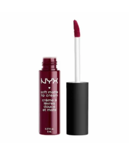 NYX Womens Soft Matte Lip Cream 8ml - Copenhagen - One Size