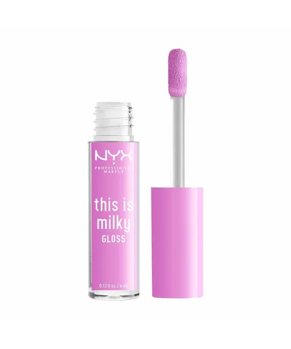 NYX Womens This Is Milky Lip Gloss 4ml - Lilac Splash - NA - One Size