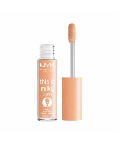NYX Womens This Is Milky Lip Gloss 4ml - Milk N Hunny - NA - One Size