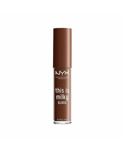 NYX Womens This Is Milky Lip Gloss 4ml - Milk The Coco - NA - One Size