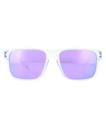 Oakley Childrens Unisex Sunglasses Holbrook XS OJ9007-10 Polished Clear Prizm Violet - Transparent - One