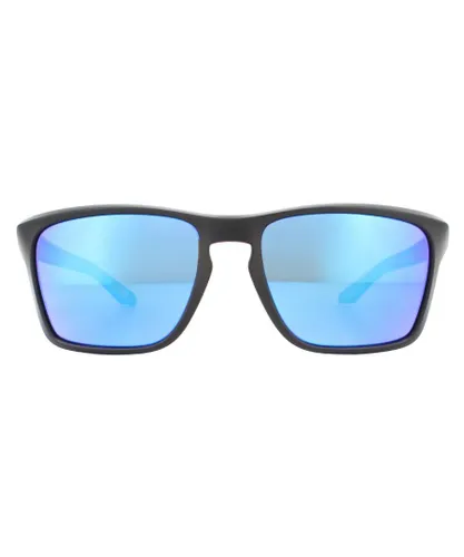 Oakley Mens Sunglasses Sylas OO9448-12 Matte Black Prizm Sapphire Iridium Polarized - One