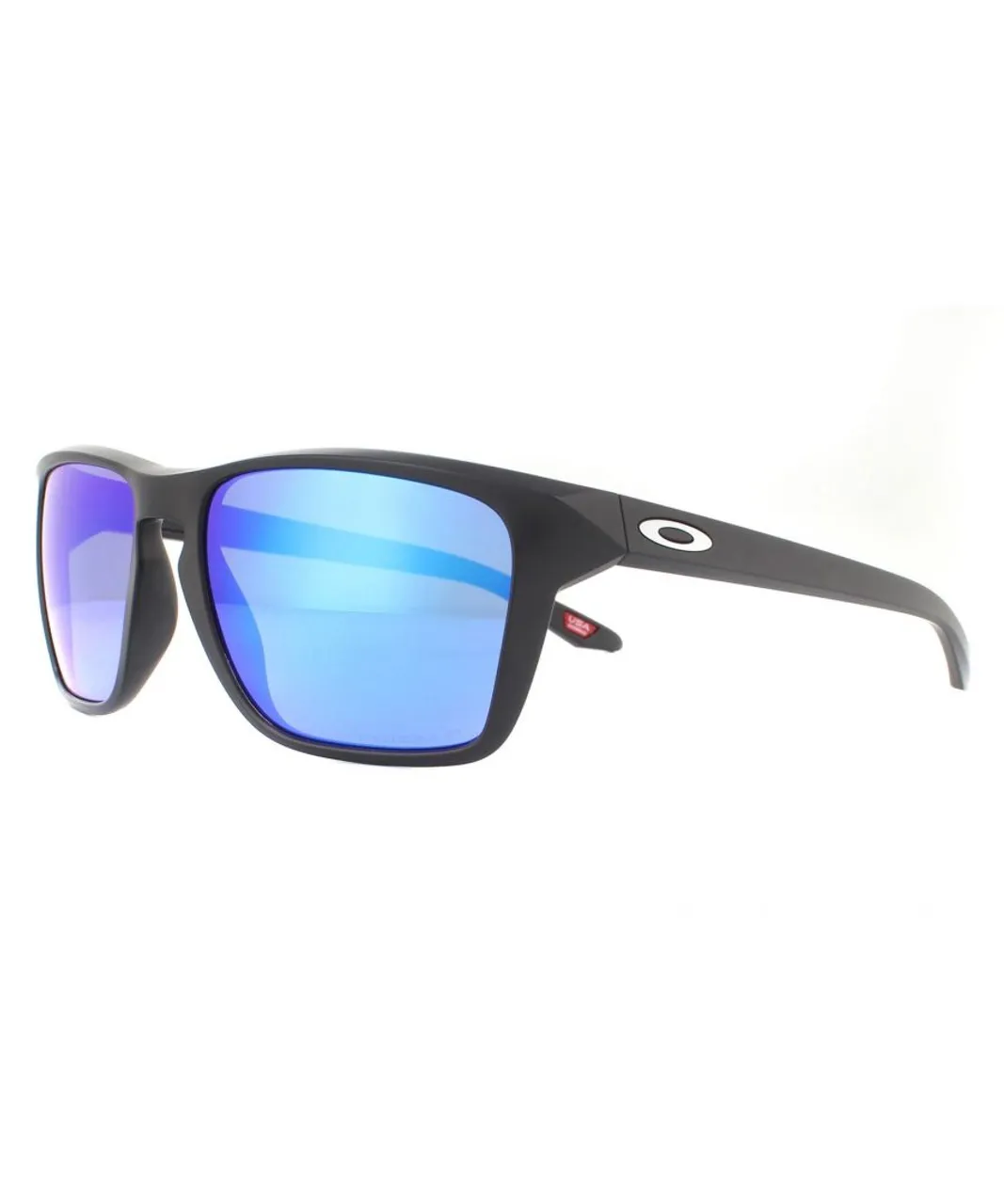 Oakley Mens Sunglasses Sylas OO9448-12 Matte Black Prizm Sapphire Iridium Polarized - One