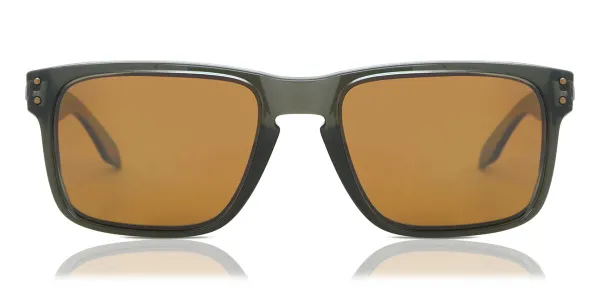 Oakley OO9102 HOLBROOK Polarized 9102W8 Men's Sunglasses Green Size 55