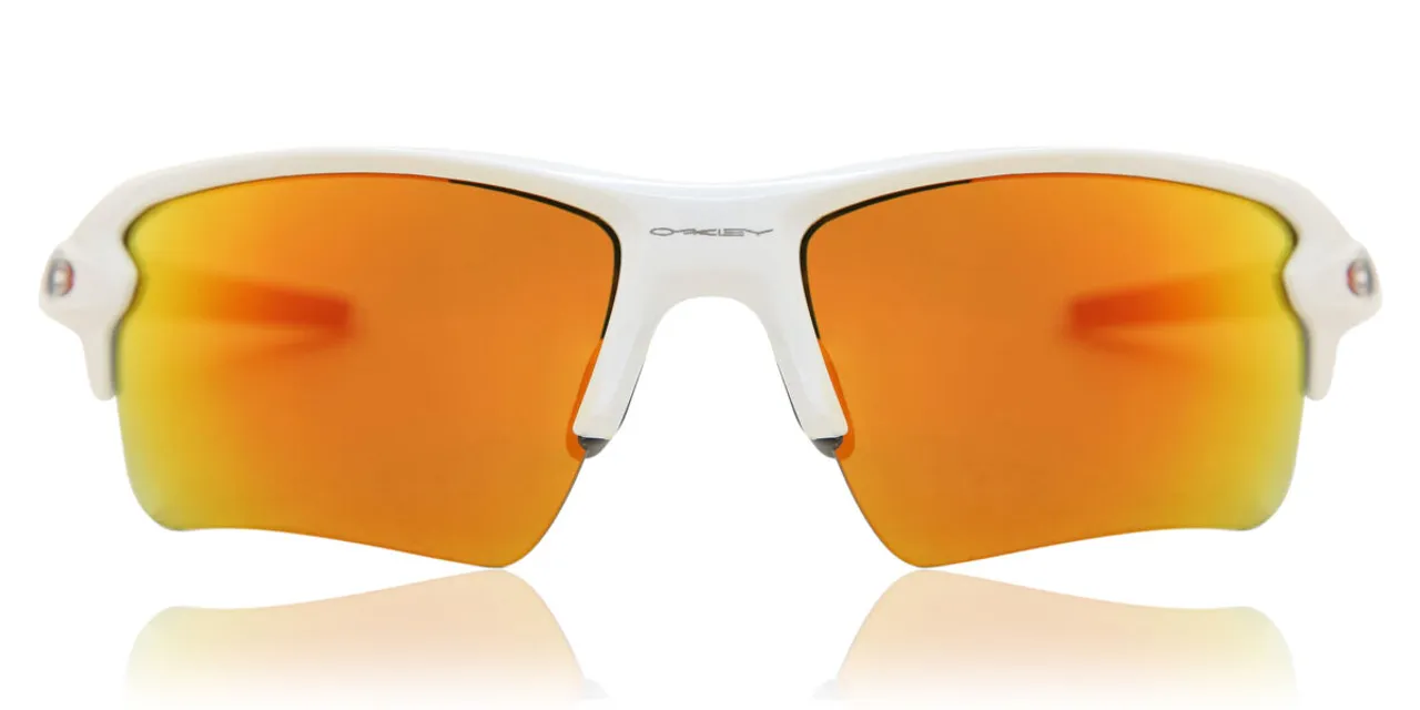 Oakley OO9188 FLAK 2.0 XL 918893 Men's Sunglasses White Size 59