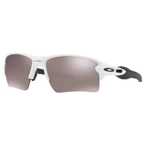 Oakley OO9188 Men's Flak 2.0 XL Prizmâ„¢ Polarised Rectangular Sunglasses - Polished White/Prizm Black - Male