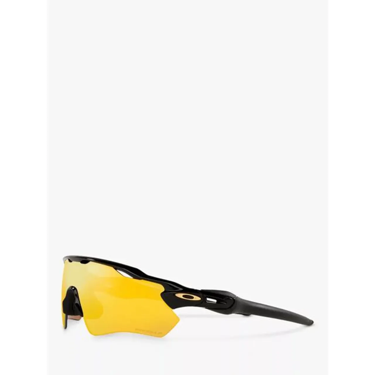 Oakley OO9208 Men's Radar EV Path Prizm Polarised Wrap Sunglasses - Polished Black/Yellow - Male