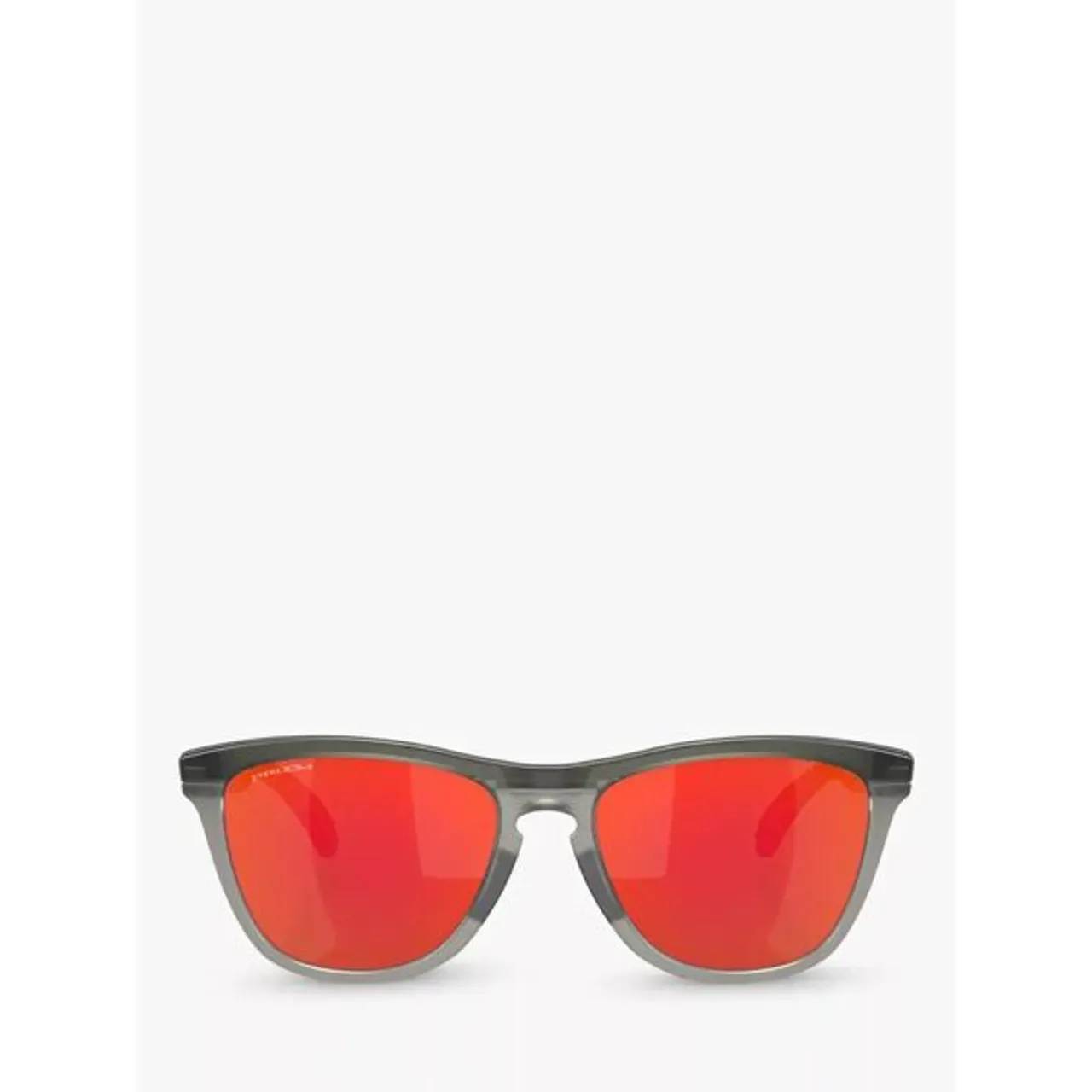 Oakley OO928 Men's Frogskins D-Frame Sunglasses, Matte Grey Smoke/Mirror Orange - Matte Grey Smoke/Mirror Orange - Male