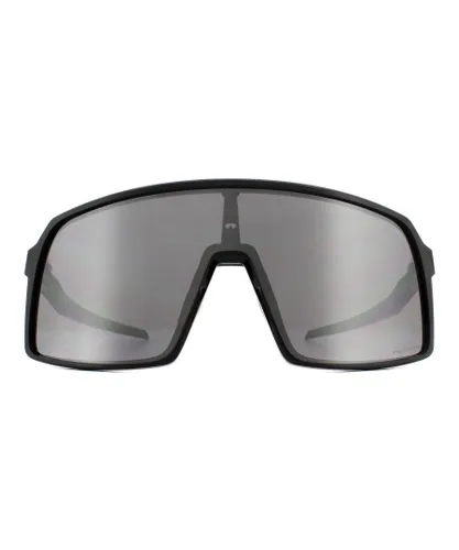 Oakley Rectangle Mens Polished Black Prizm Sunglasses - One