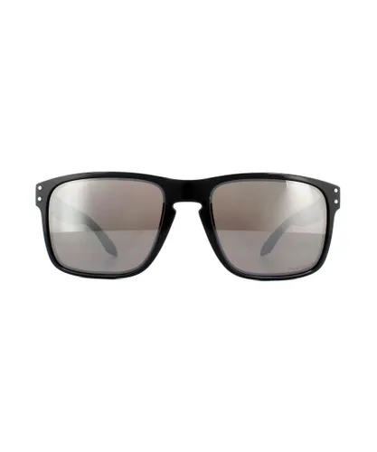 Oakley Rectangle Unisex Polished Black Prizm Sunglasses - One