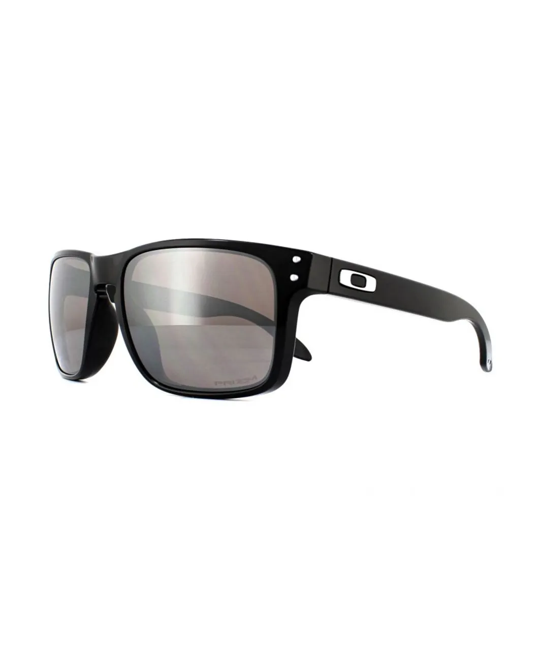 Oakley Rectangle Unisex Polished Black Prizm Sunglasses - One