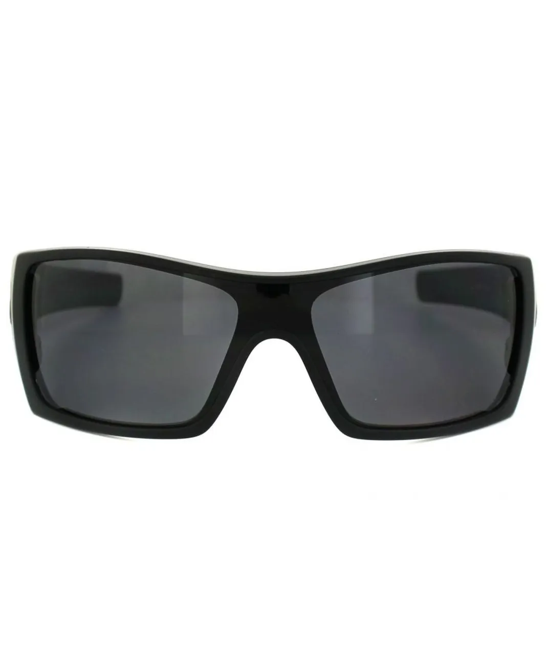 Oakley Shield Mens Matt Black Grey Polarized Sunglasses - One
