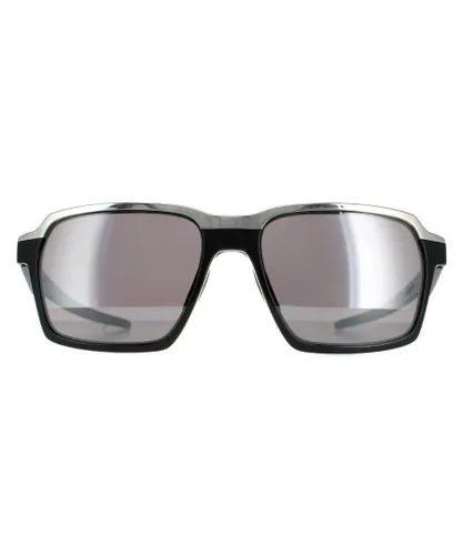 Oakley Square Mens Polished Black Prizm Parlay - One