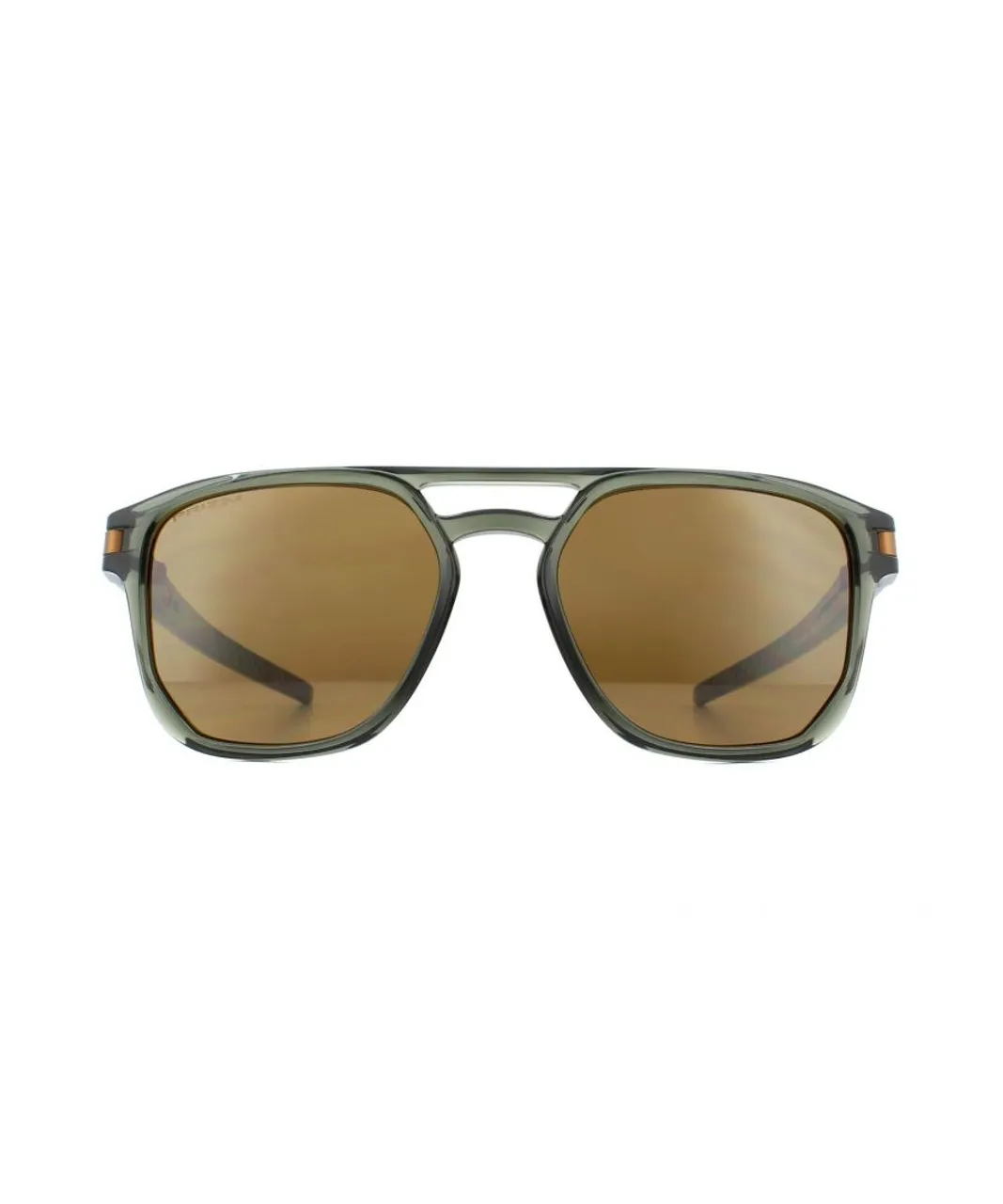 Oakley Square Unisex Olive Ink Prizm Tungston Sunglasses - Green - One