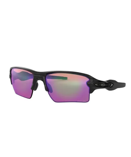 Oakley Unisex 9188 Oval Shape Acetate Sunglasses - Black - One