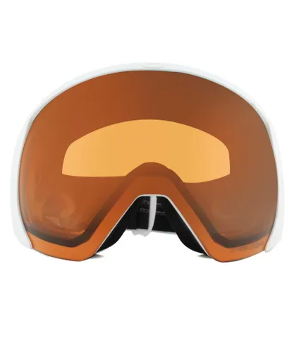 Oakley Unisex Ski Goggles Flight Path XL OO7110-11 Matte White Prizm Snow Persimmon - One Size