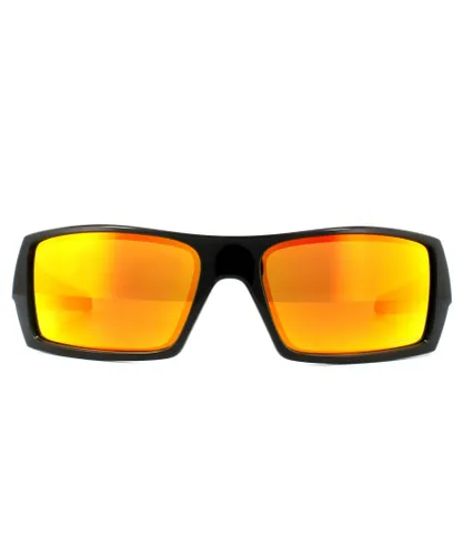 Oakley Unisex Sunglasses Gascan OO9014-44 Polished Black Prizm Ruby - One
