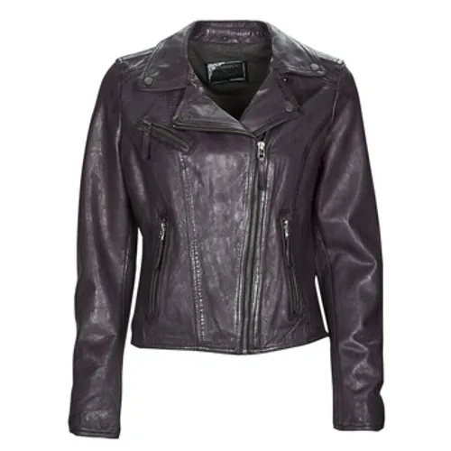 Oakwood  CLIPS 6  women's Leather jacket in Purple
