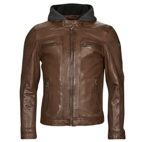 Oakwood  DRINK  men's Leather jacket in Brown