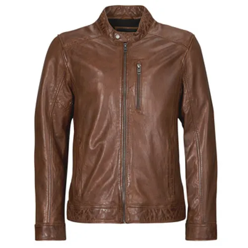 Oakwood  DUKE  men's Leather jacket in Brown