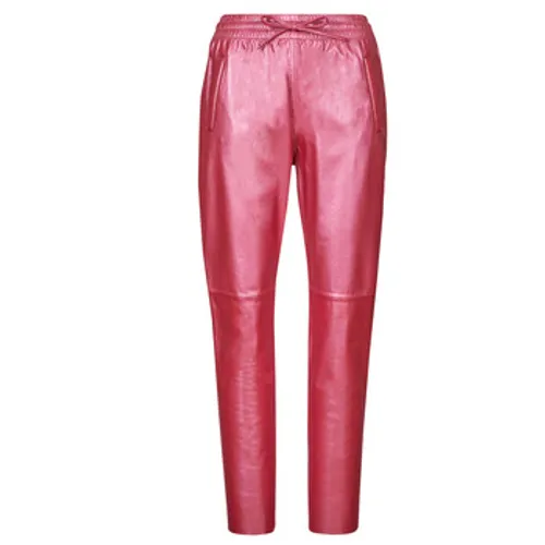 Oakwood  GIFT METAL  women's Trousers in Pink