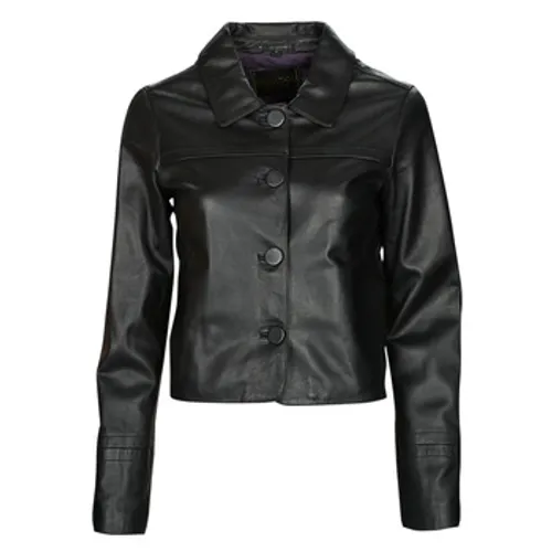 Oakwood  GRACE  women's Leather jacket in Black