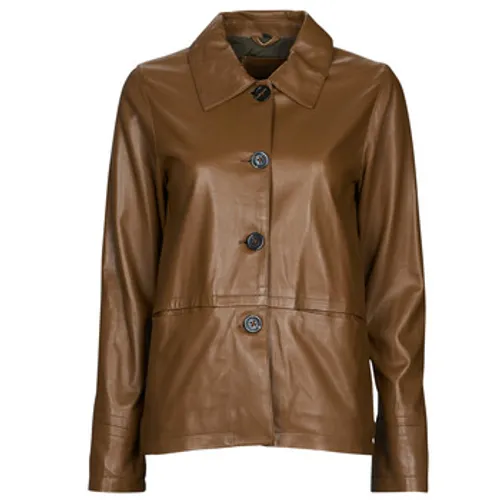Oakwood  NANCY  women's Leather jacket in Brown