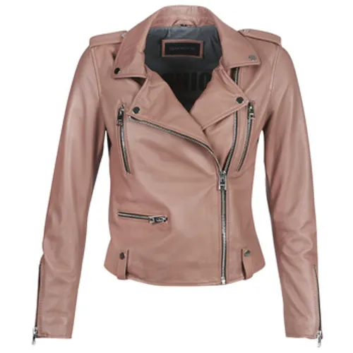 Oakwood  NIGHT  women's Leather jacket in Pink