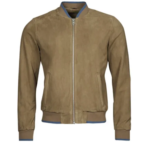 Oakwood  STEFANO  men's Leather jacket in Brown