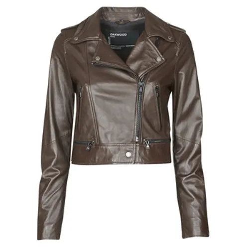 Oakwood  YOKO  women's Leather jacket in Brown