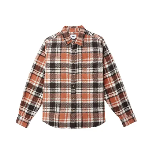 Obey , Checkered Shirt ,Multicolor male, Sizes: