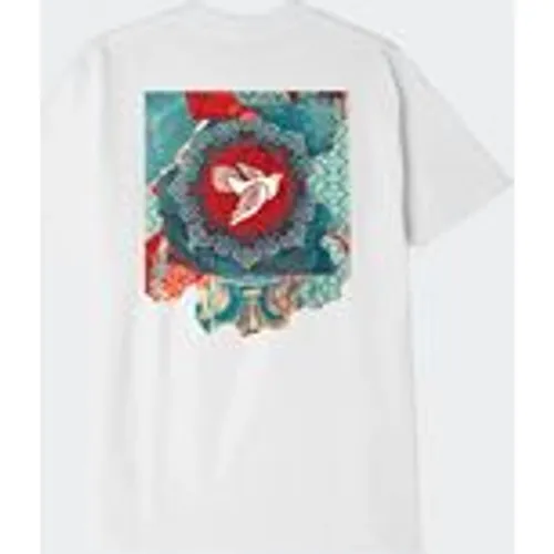 Obey Men's Peace Dove Blue Classic T-Shirt in White