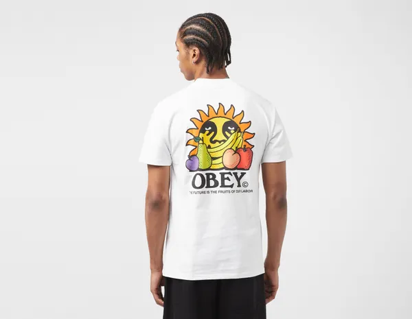 Obey The Fruits Of Our Labor T-Shirt, White
