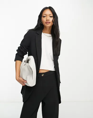 Object tailored blazer co-ord in black