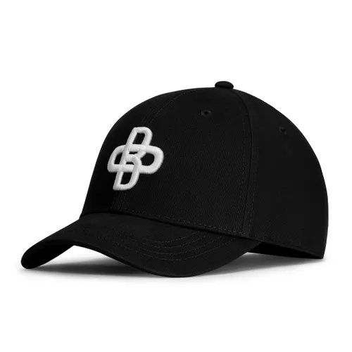 Oblack Baseball Cap Black with Embroidered Logo Trucker Cap