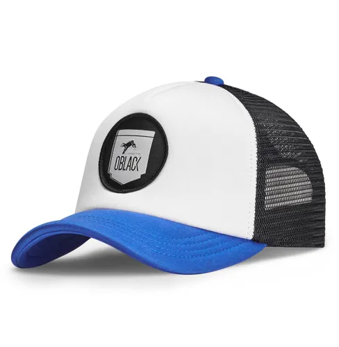 Oblack Baseball Cap Blue with mesh Classic | Trucker Cap