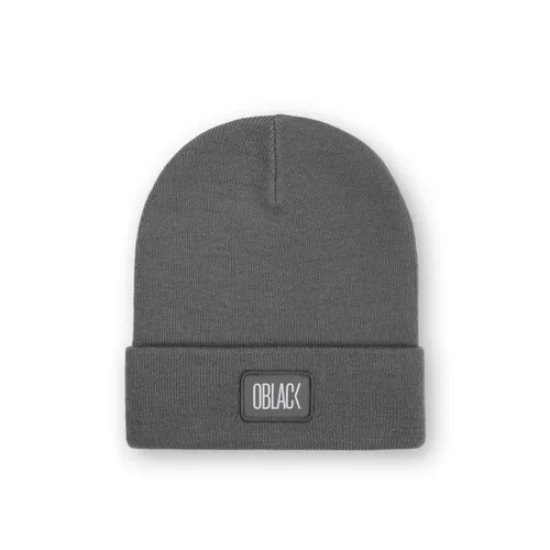 Oblack Winter Beanie Hat for Men & Women | Grey Elastic