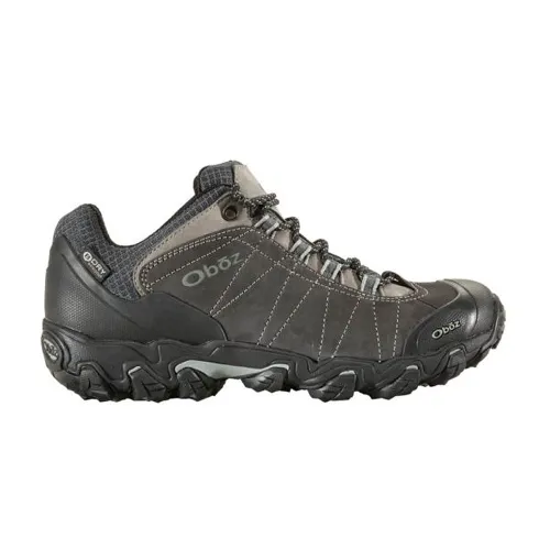 Oboz Bridger Low B-Dry WP Wide Walking Shoe: Dark Shadow: 8.5