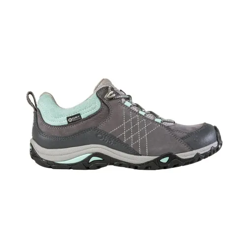 Oboz Womens Sapphire Low BDRY Waterproof Shoe: Charcoal: 8
