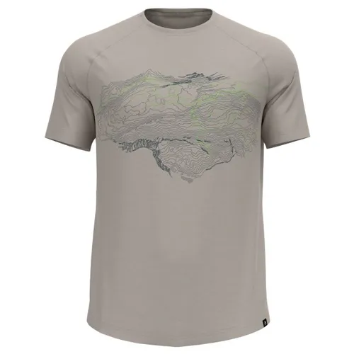 Odlo - Ascent PW 130 Topography Crew Neck S/S - Merino shirt
