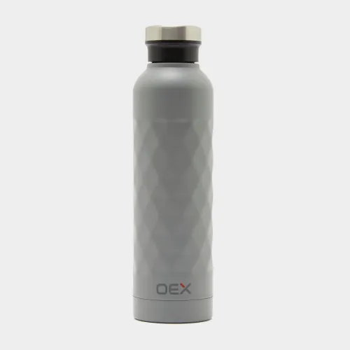 Oex 500Ml Double Wall Bottle - Grey, Grey